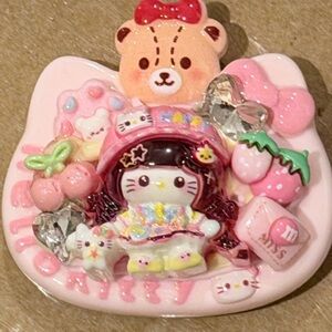 Hello Kitty DIY strong Magnet strawberry and cherry accent pink